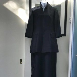 INCREDIBLE BUY! Gorgeous Morgane Lefay shantung silk very elegant ensemble L.